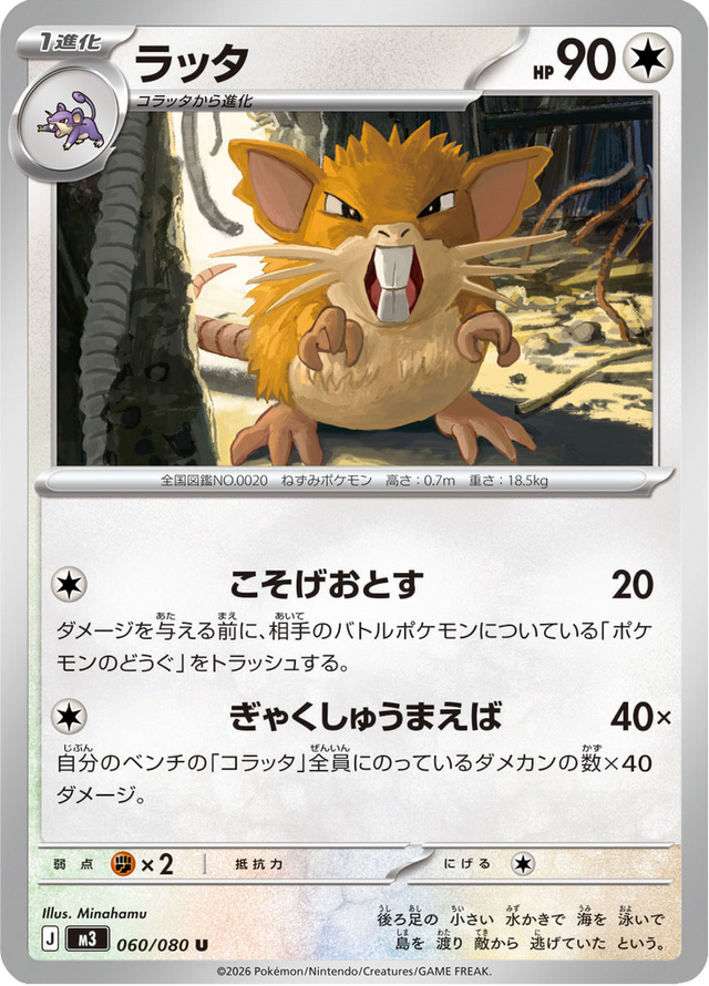 Raticate 060/80