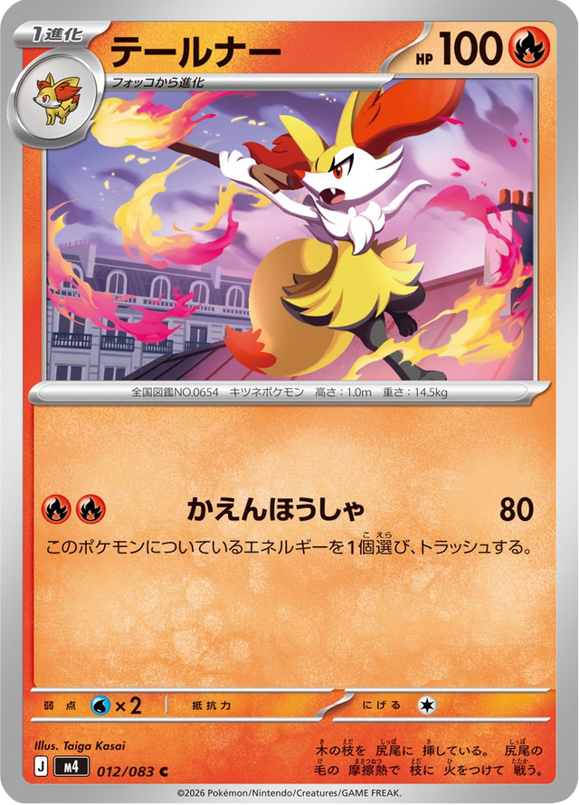 Braixen 012/83