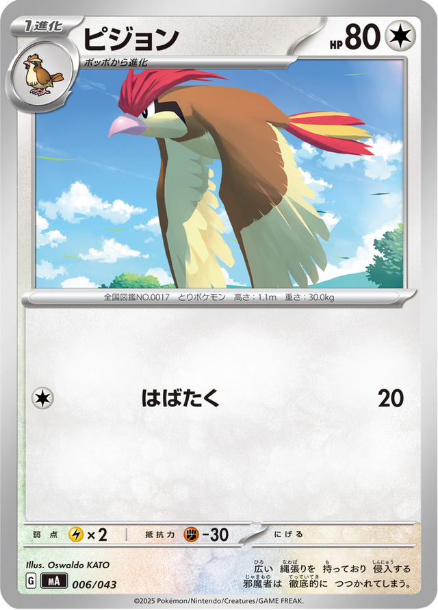 Pidgeotto 006/43