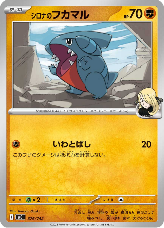 Cynthia's Gible 376/742