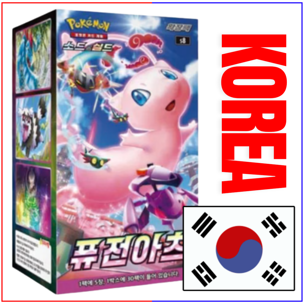fusion arts korean booster box Pokmon TCG Sword & Shield S8 PokeUnlimited Manufactured in 2021 Opening Fusion Arts (Korean) for