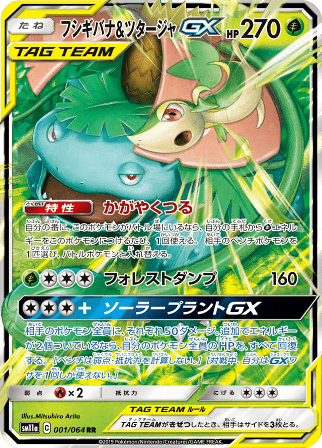 Venusaur & Snivy GX 001/64