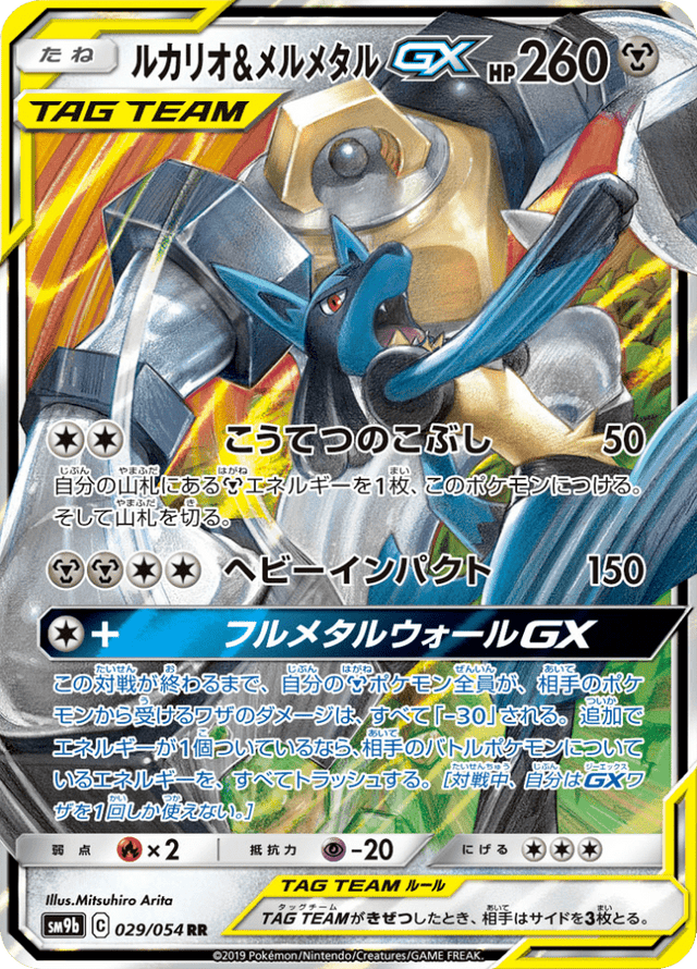 Lucario & Melmetal GX 029/54