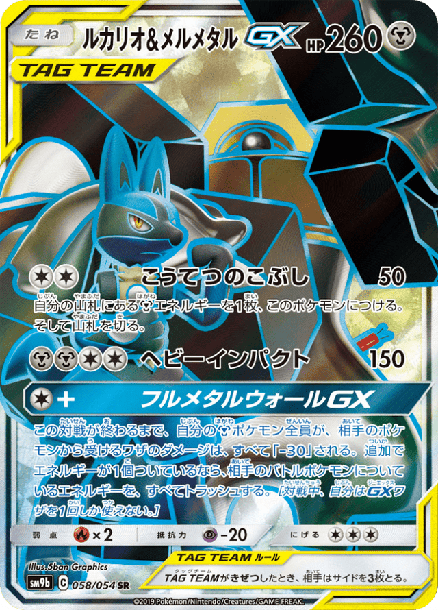 Lucario & Melmetal GX 058/54