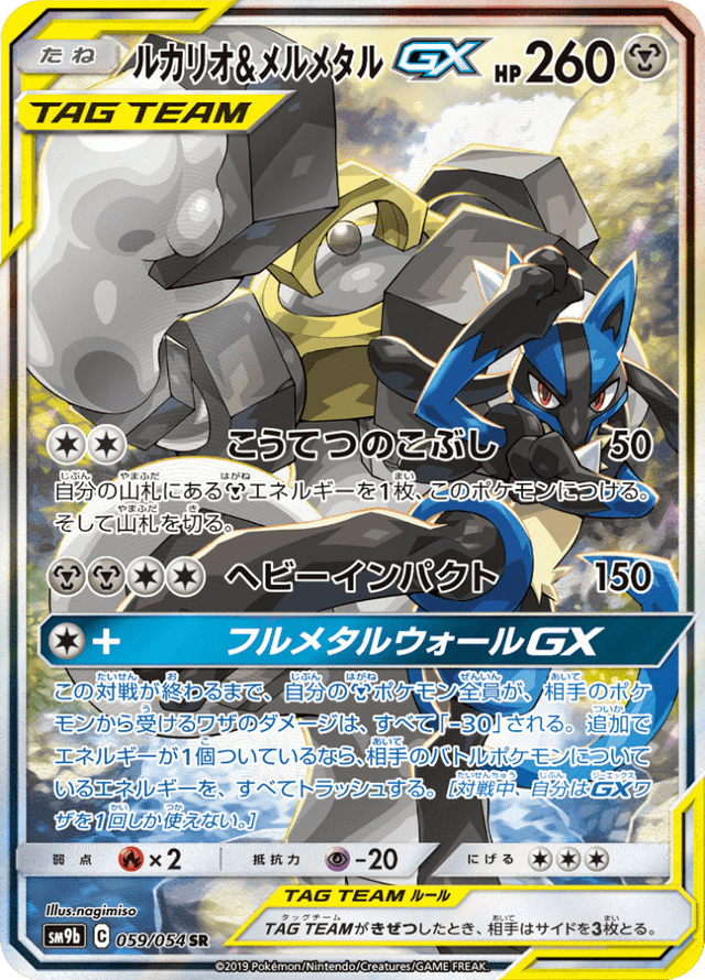 Lucario & Melmetal GX 059/54