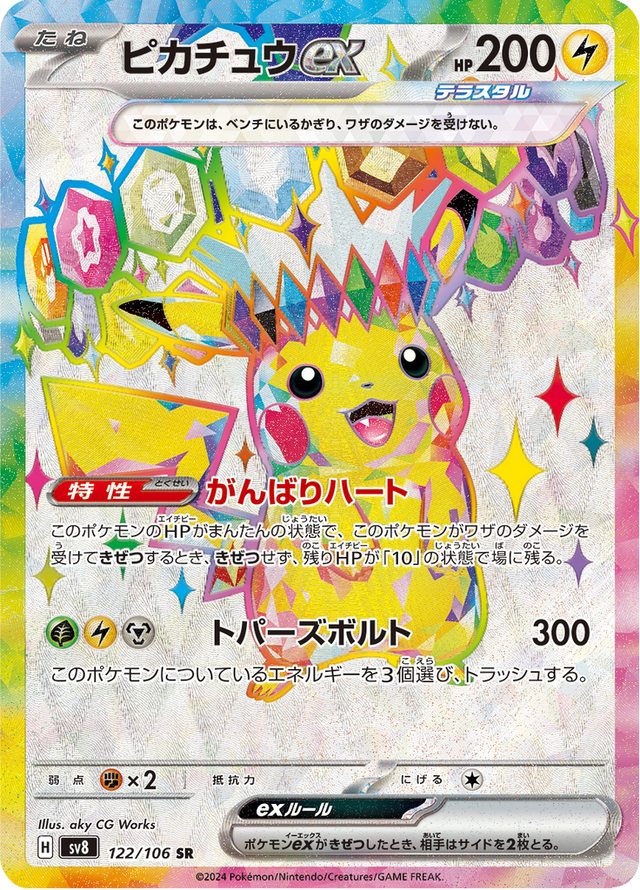 Pikachu ex 122/106