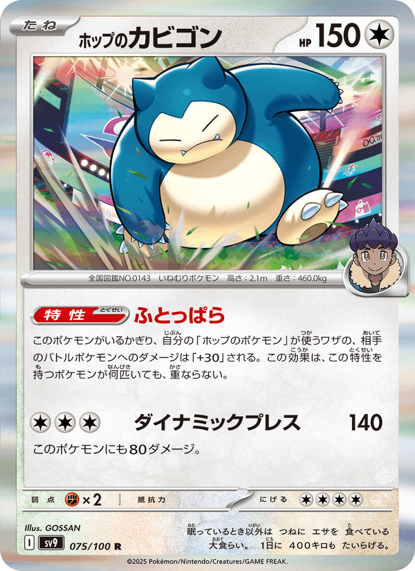 Hop's Snorlax 075/100