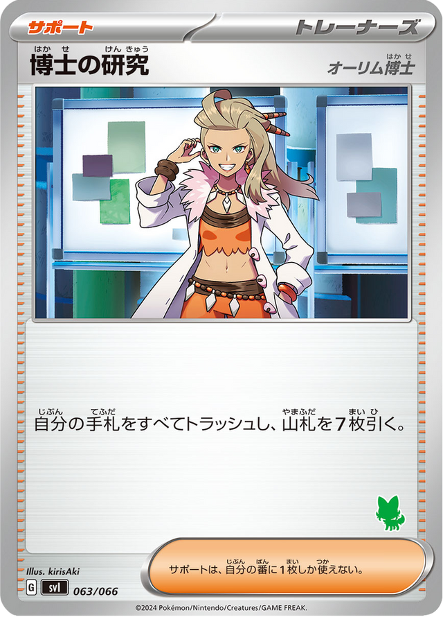 Professor's Research 063/74