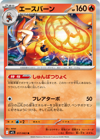 {017/063}Cinderace | Japanese Pokemon Single Card - PokeNinJapan