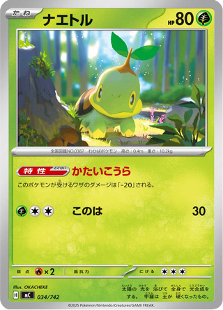 {034/742}Turtwig | Japanese Pokemon Single Card - PokeNinJapan