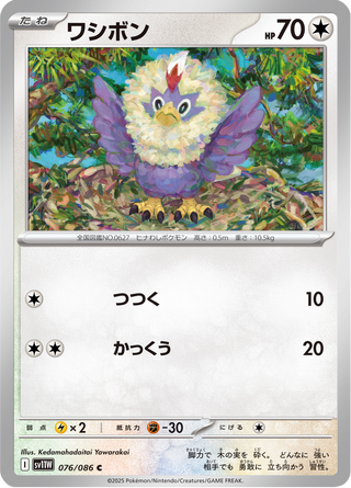 {076/086}Rufflet | Japanese Pokemon Single Card - PokeNinJapan
