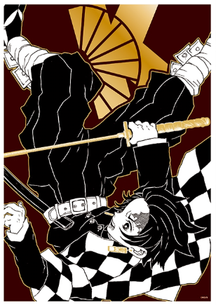 Pre-order Demon Slayer: Kimetsu no Yaiba Foil-Stamped Art Card – Jump Shop Japan Limited