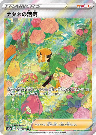 {243/172}Gardenia's Vigor SAR | Japanese Pokemon Single Card - PokeNinJapan