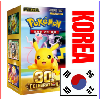 {M6a Korean Box} 30th CELEBRATION Korean ver. | Korean Pokemon Card