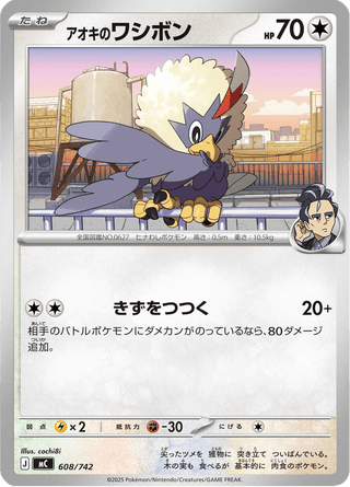 {608/742}Larry's Rufflet | Japanese Pokemon Single Card - PokeNinJapan