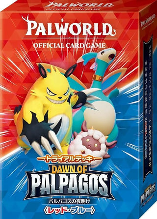 {Deck} Palworld Official Card Game Trial Deck "Dawn of Palpagos: Red & Blue"