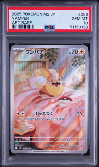[PSA 10]{086/080} YAMPER | Japanese Pokemon Card PSA Grading