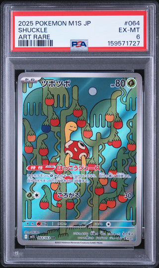 [PSA 6]{064/063} SHUCKLE | Japanese Pokemon Card PSA Grading