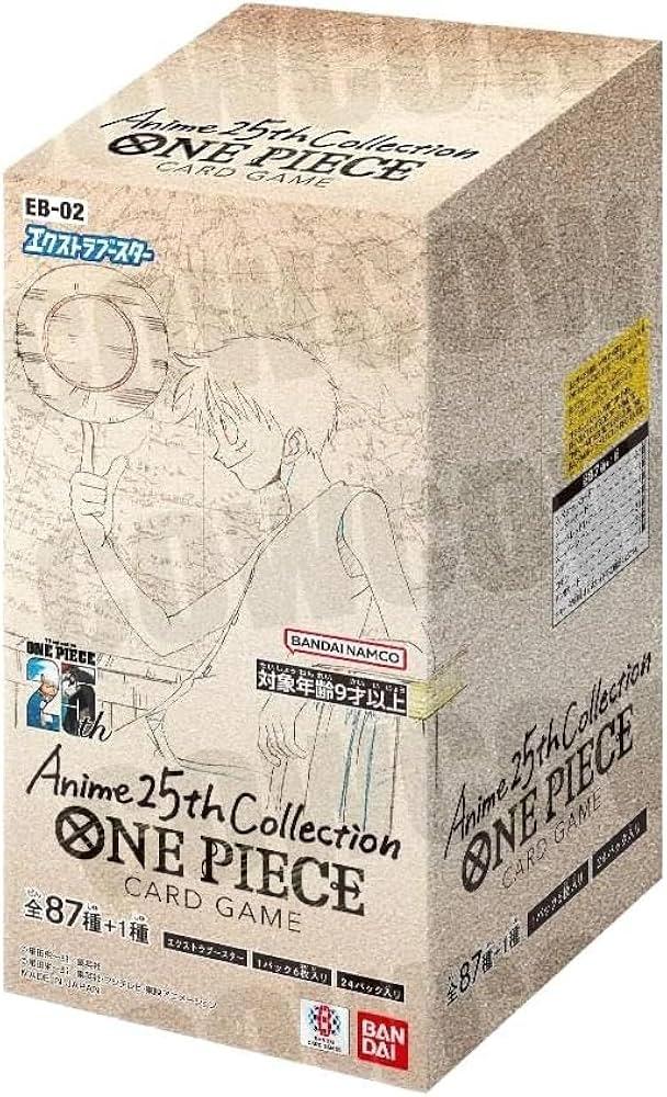 one piece card game anime 25th collection BOX} ONE PIECE TCG: Anime 25th collection EB-02 – PokeNinJapan