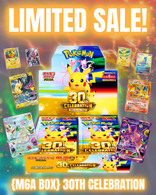 Limited Sale Pre-order {M6A BOX} 30th CELEBRATION | Japanese Pokemon Card Booster box - PokeNinJapan