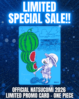 Limited SALE Shueisha Official Natsucomi 2026 Limited Promo Card – “ONE PIECE” - PokeNinJapan