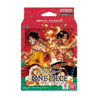 {Official Deck} ONE PIECE TCG: Start Deck EX Luffy & Ace ST-30 - PokeNinJapan