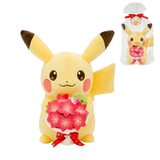 {Plush} For You! Pikachu and Gracidea Bouquet - PokeNinJapan