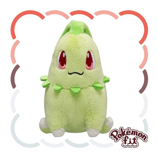 {Plush} Pokemon fit Chikorita - PokeNinJapan