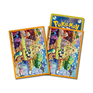 Pokémon card sleeves "Connected World - Everyone's Home - " - PokeNinJapan