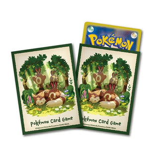 Pokémon card sleeves "Furret & Sentret" - PokeNinJapan