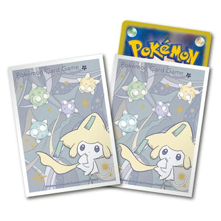 Pokémon card sleeves "Jirachi: Star Connector white" - PokeNinJapan