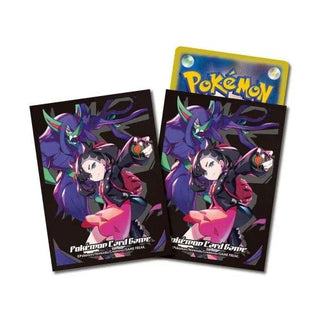 Pokémon card sleeves "Marnie & Grimmsnarl black" - PokeNinJapan