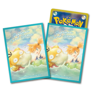 Pokémon card sleeves "Misty & Psyduck" - PokeNinJapan