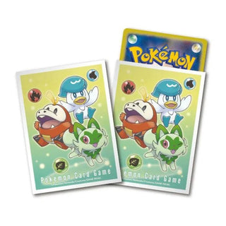Pokémon card sleeves "Sprigatito & Fuecoco & Quaxly" - PokeNinJapan