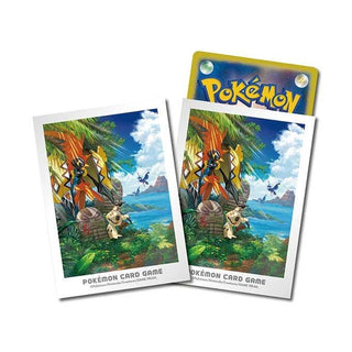 Pokémon card sleeves "The Alola Adventure: Tapu Koko & Mimikyu" - PokeNinJapan