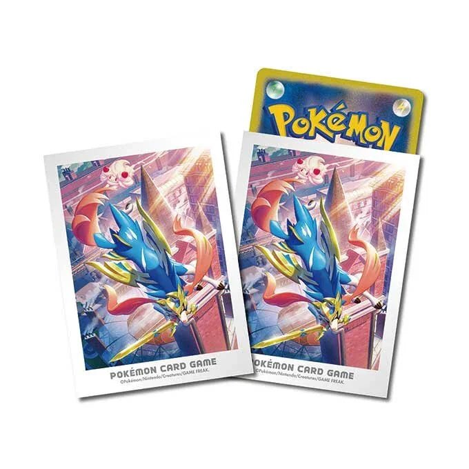 pokemon journey together card sleeves Pokémon card sleeves "The Galar Adventure: Zacian & Alcremie" – PokeNinJapan