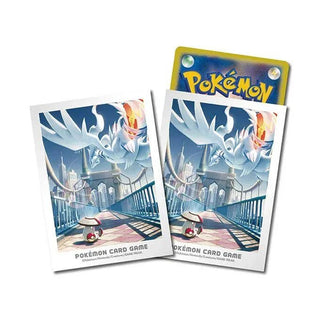 Pokémon card sleeves "The Unova Adventure: Reshiram & Amoonguss" - PokeNinJapan