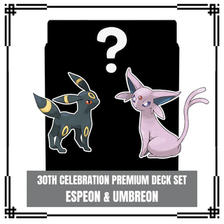Pre - order {BOX} 30th CELEBRATION Premium Deck Set – Espeon & Umbreon | Japanese Pokemon Card Booster box - PokeNinJapan