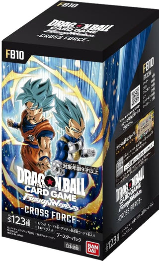 Pre - order {BOX} Dragon Ball TCG Fusion World : CROSS FORCE FB10 - PokeNinJapan