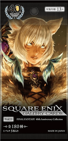 Pre-order {Box}SQUARE ENIX GALLERY Cards Vol.01 – FINAL FANTASY 40th Anniversary Collection Display Box | Japanese Ver. - PokeNinJapan