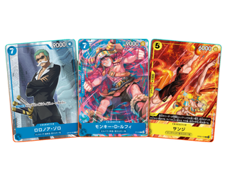 Pre-order One Piece Card Game “Special Card Set Luffy Zoro Sanji” (V Jump Limited) | Japanese ONEPIECE Single Card - PokeNinJapan