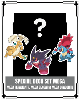 Pre - order Special Deck Set Mega Mega Feraligatr,Mega Gengar,Mega Dragonite - PokeNinJapan