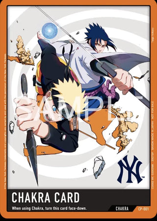{Promo} NARUTO CARD GAME CP-001 Chakra Card New York Yankees Ver. - PokeNinJapan