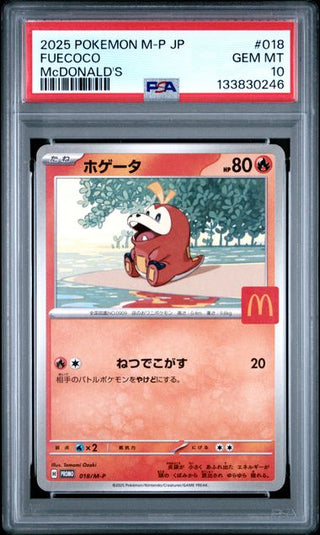 [PSA 10] {018/M - P} FUECOCO | Japanese Pokemon Card PSA Grading - PokeNinJapan