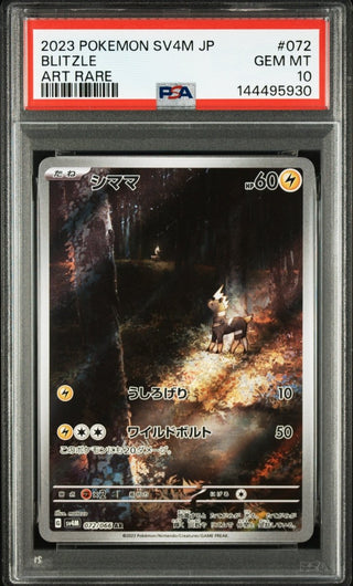 [PSA 10]{072/066} BLITZLE | Japanese Pokemon Card PSA Grading - PokeNinJapan