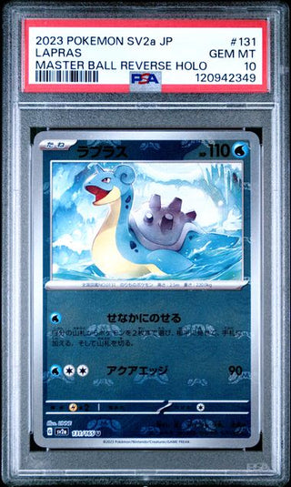[PSA 10]{131/165} LAPRAS | Japanese Pokemon Card PSA Grading - PokeNinJapan