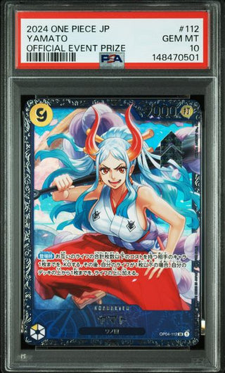 [PSA 10]{OP04 - 112} YAMATO | Japanese One Piece Card PSA Grading - PokeNinJapan