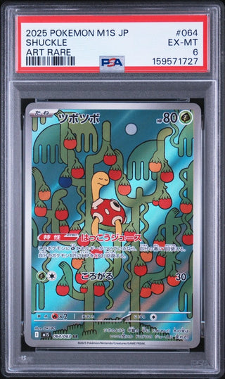 [PSA 6]{064/063} SHUCKLE | Japanese Pokemon Card PSA Grading - PokeNinJapan