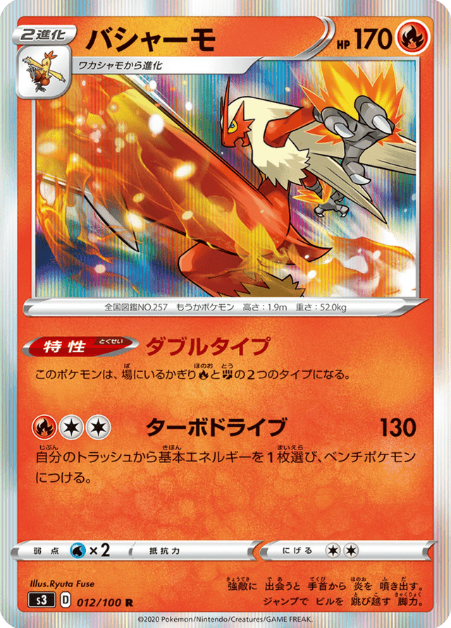 Blaziken 012/100
