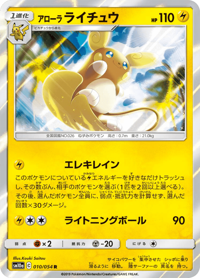 Alolan Raichu 010/54